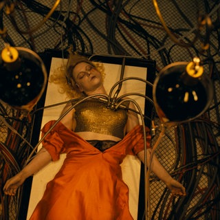 Filmstill „The Bride! – Es lebe die Braut“. Regie: Maggie Gyllenhaal. Mit Jessie Buckley, Jake Gyllenhaal, Christian Bale u.a.