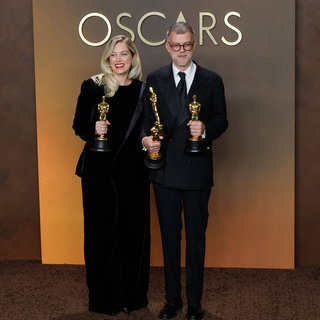 Oscar-Preisträger*innen 2026: Produzentin Sara Murphy und Paul Thomas Anderson