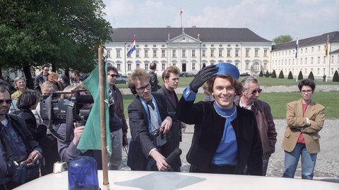 Schauspieler Hape Kerkeling als Königin Beatrix