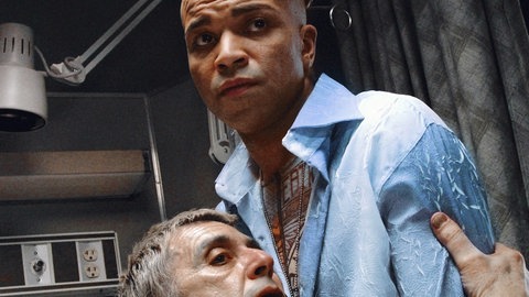 "Engel in Amerika", Al Pacino (als Roy Cohn) und Jeffrey Wright