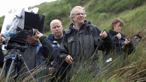 Ken Loach am Set von "The Wind that Shakes the Barley" 2006