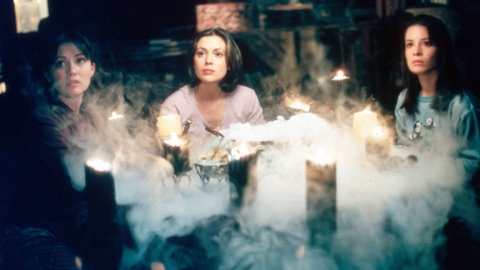 Kultserie "Charmed - Zauberhafte Hexen" Shannen Doherty (v.l.n.r.), Alyssa Milano, Holly Marie Combs 