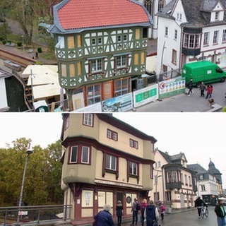 Restauriertes Brückenhaus Bad Kreuznach