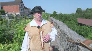 Stadtführer Josef Dickkopf in Marbach