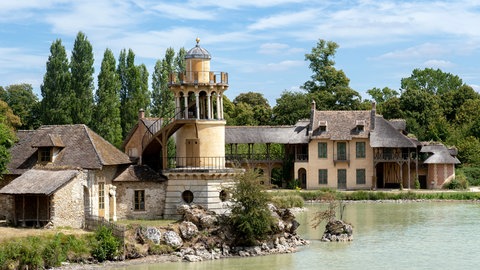 Der Weiler von Marie Antoinette nahe Versailles