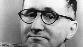 Der deutsche Literat Bertolt Brecht