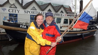 Weltumsegler Rollo Gebhard und seine Frau Angelika