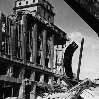 Pforzheim nach der Bombardierung im Februar 1945