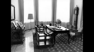 Konrad Adenauers Arbeitszimmer im Palais Schaumburg. Archivfoto.