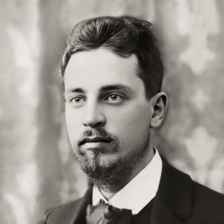 Porträt von Rainer Maria Rilke, 1875  1926, österreichischer Dichter und Romanautor, digital bearbeitet