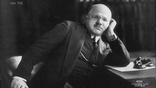 Porträt des Komponisten Leo Fall (1873-1925), 1915.