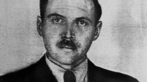 Josef Mengele, aufgenommen in Buenos Aires von einem Polizeibeamten 1956