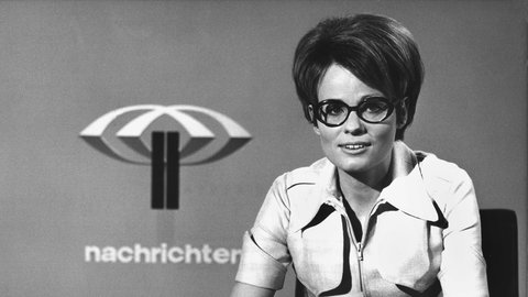 Nachrichtensprecherin im Deutschen Fernsehen: Wibke Bruhns