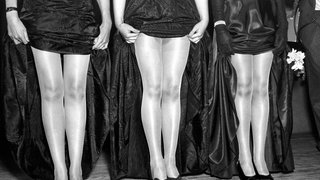 Schönheitswettbewerb für die schönsten Nylonstrumpf-Beine in München