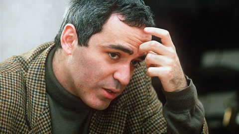 Der russische Schachweltmeister Garri Kasparow, aufgenommen im März 1999.