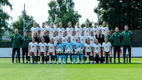 Die deutsche Frauen-Nationalmannschaft am 1. Juli 2025