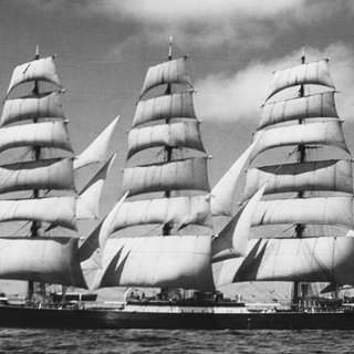 Die Pamir, Viermastsegelschiftt gebaut 1905  und 1957 in einem Hurrikan gesunken. Archivfoto.