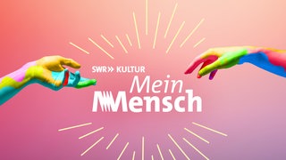 Zwei Finger berühren sich