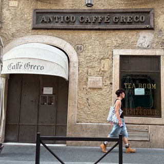 Das über 260 Jahre alte „Caffè Greco“ nahe der Spanischen Treppe in Rom.