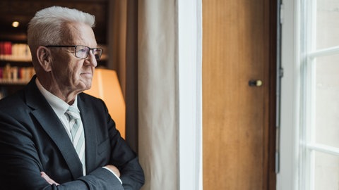 Porträt Winfried Kretschmann, Ministerpräsident von Baden-Württemberg