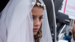 Gewalt gegen Frauen Protestaktion in Berlin