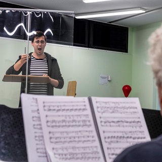 Gesangsunterricht. Symbolfoto.