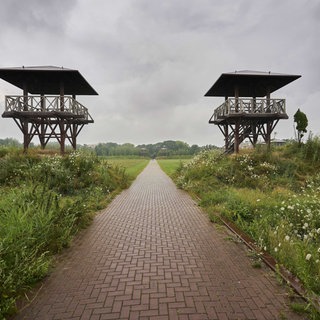 Park Matilo, eine Rekonstruktion einer Verteidigungsfestung, die Teil des römischen Limes (lateinisch für Grenze) war. 