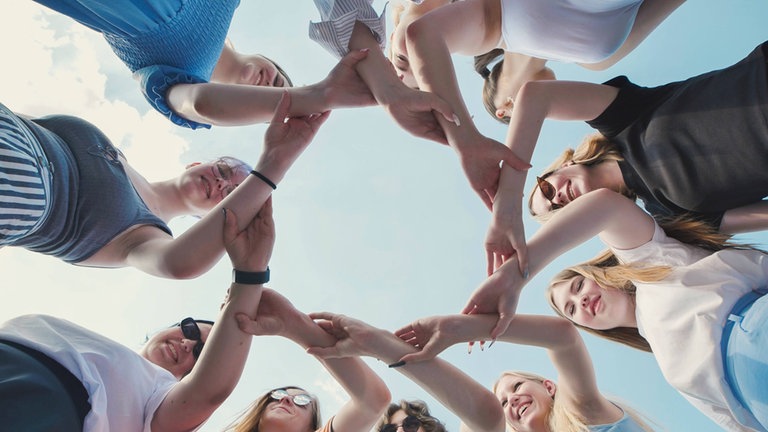 Teamwork and Collaboration. Symbolfoto.