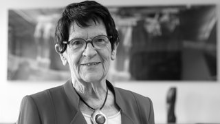 Rita Süssmuth (CDU), ehemalige Bundestagspräsidentin in ihrem Büro im Deutschen Bundestag im Jahr 2020