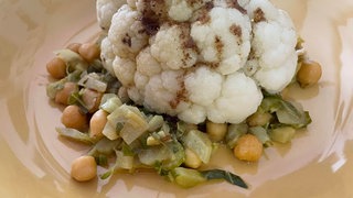 Kichererbsen mit Blumenkohl