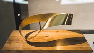 Das Möbiusband, ein mathematisches Objekt, im Technischen Museum in Warschau