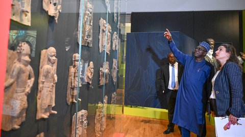 Missionars Raubgüter vor der Rückgabe