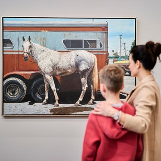 Ausstellungsansicht "Wettstreit mit der Wirklichkeit"