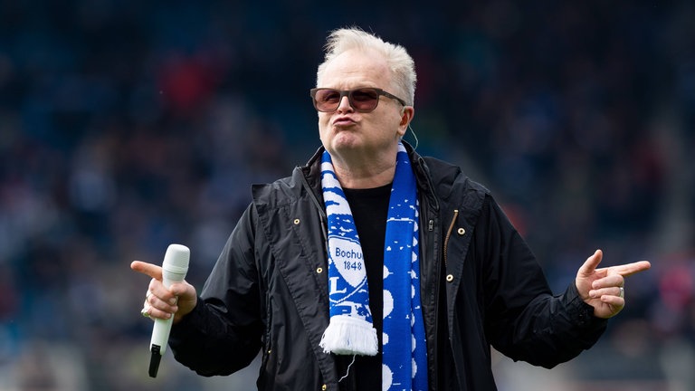 Herbert Grönemeyer in Bochum 2. Bundesliga 29. Spieltag VfL Bochum SpVgg Greuther Fürth 