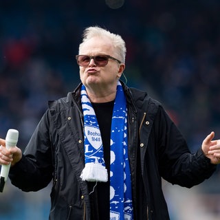 Herbert Grönemeyer in Bochum 2. Bundesliga 29. Spieltag VfL Bochum SpVgg Greuther Fürth 