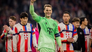 Schlussjubel: Manuel Neuer (FCB) FC Bayern München - Real Madrid