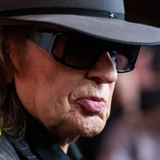 Udo Lindenberg bei Verleihung des Deutschen Musikautor*innenpreises.