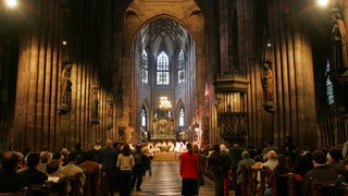 Katholische Messe in Freiburg. Symbolfoto.