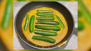 Minizucchini: mediterranes Pfannengericht veredelt mit Safran