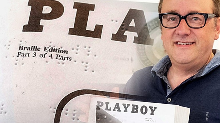 Eine Playboyausgabe für Blinde