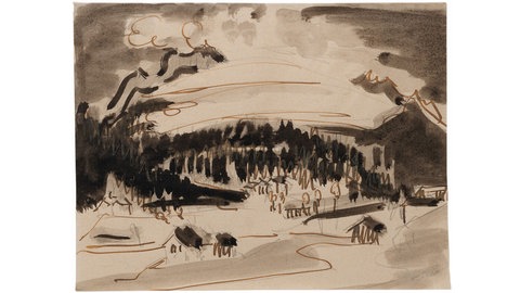 Ernst-Ludwig Kirchner - Berglandschaft