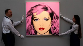 Andy Warhol s Bubblegum Pink Portrait of Pop Icon Debbie Harry in London