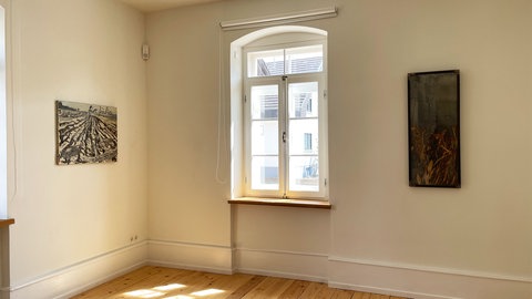 Eine Ausstellung früher Werke von Anselm Kiefer im Elternhaus des Künstlers in Rastatt-Ottersdorf