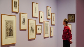 Ausstellungsansicht „Alter! Grafik aus fünf Jahrhunderten“