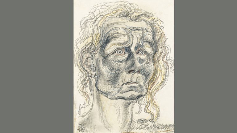 Elfriede Lohse-Wächtler, Eine alte Patientin, 1929
