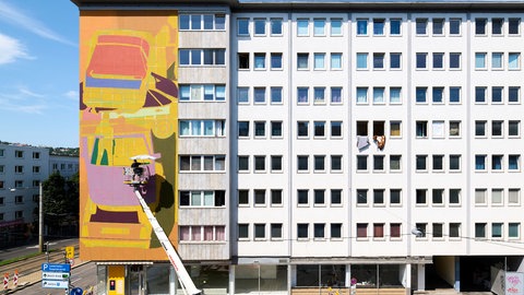 PFFFestival 2025, Mural von Fred Battle alias Zoer.