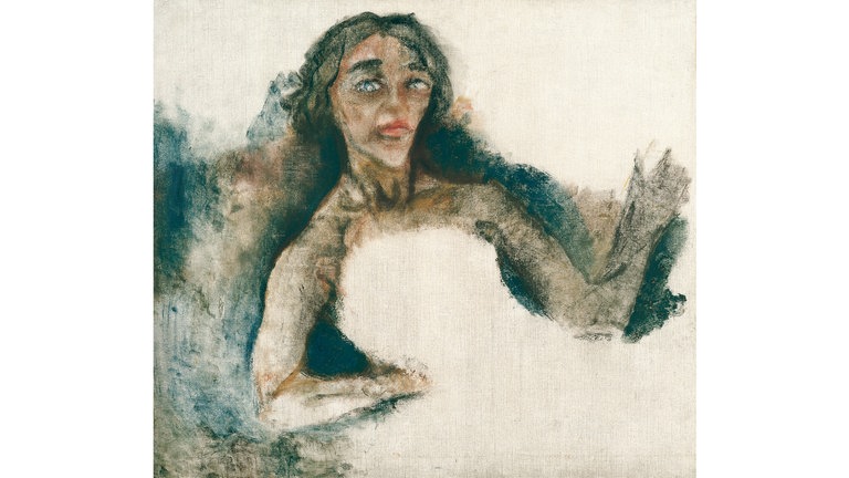 OSKAR KOKOSCHKA 1886–1980 , Bertha Eckstein-Diener (unvollendet), 1910 Öl auf Leinwand
