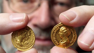 Goldmünzen aus dem Trierer Goldschatz