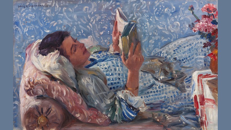 Lovis Corinth, Die Lesende, 1911, Öl auf Leinwand