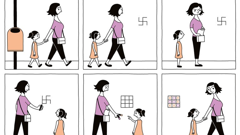 Webcomic „Meine Geschichten von Mutter und Tochter“